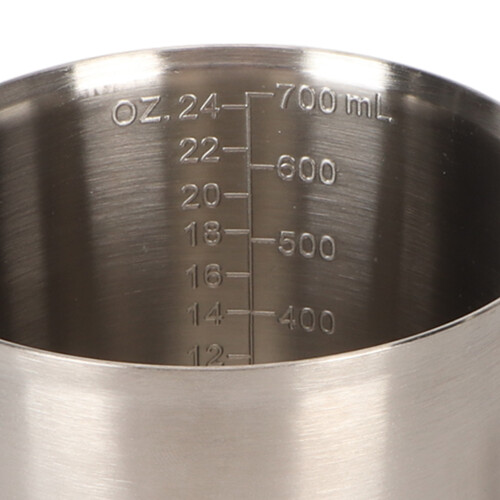 Messbecher Edelstahl 304 mit Deckel, 700 ml