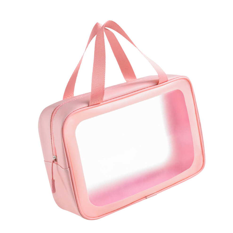 Large Capacity Transparent PVC Makeup Bag Waterproof Travel Toiletry Bag