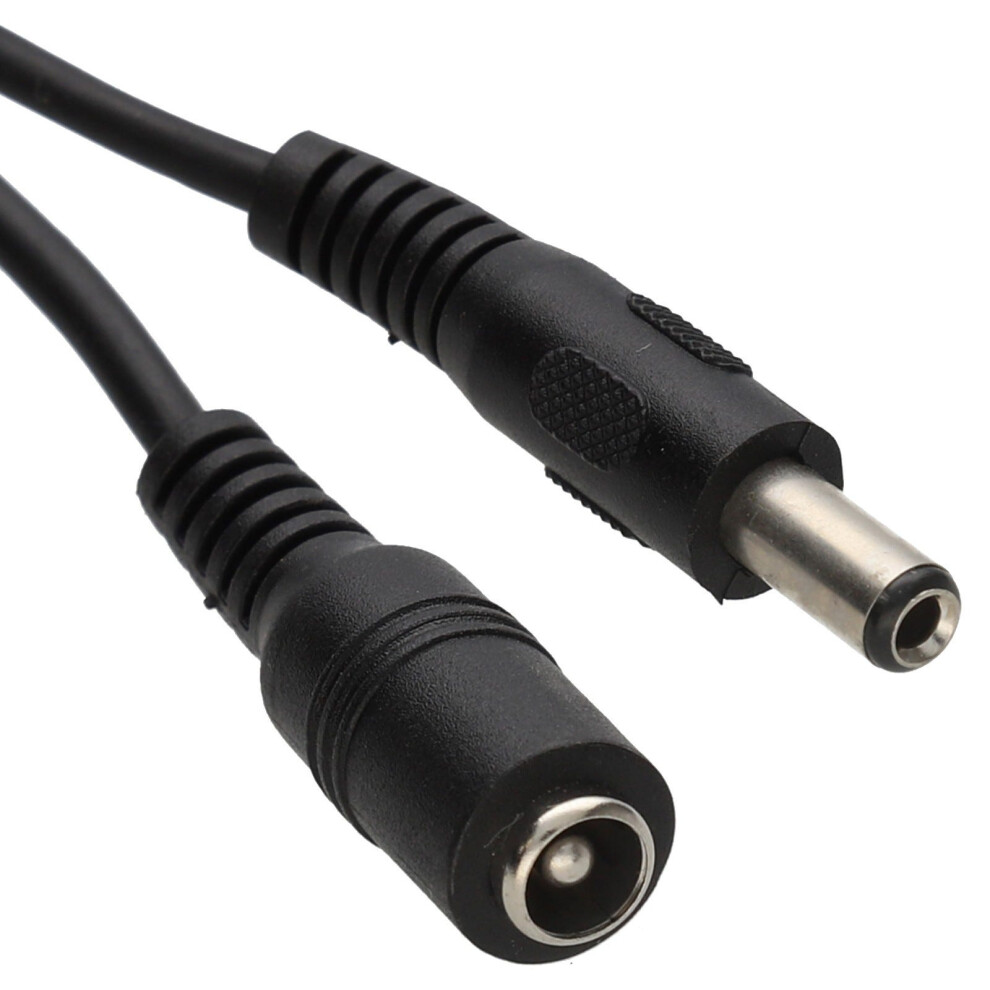 Kenable 5.5 X 2.5Mm Dc Power Plug To Socket Cctv Extension Lead Cable 5M