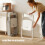 Homcom Sillas Plegable Blanco 48.5 x 47 x 75 cm 6