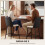 Homcom Taburetes de Bar Negro 45 x 54.5 x 94 cm 4
