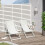 Outsunny 2 Tumbonas Plegable Blanco 60 x 100 x 85 cm 3