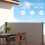 Outsunny Toldo Lateral Retráctil Gris 300 x 3.5 x 140 cm 3