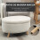Homcom Otomano Puff Beige 71 x 51.5 x 42 cm 4