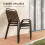 Outsunny Conjunto de Bistró Marrón 56 x 66 x 91 cm 7