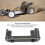 RC Front Bumper Mount Brass Bracket for SCX10 II RC Crawler Black 3