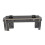 RC Front Bumper Mount Brass Bracket for SCX10 II RC Crawler Black 8