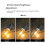Outdoor LED String Light with Hook 400MAh Type-C USB Bulb 3 Modes Waterproof Camping Lantern Hanging Tent Light-T03 6