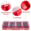 6Pcs Screw Organizers Storage Bins with Lids, Plastic Stackable Hardware Organizer Box for Garage Nails Tool Organizing 2
