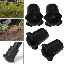 4Pcs Folding Outdoor Chairs Leg Caps Antisinking Protect Floors Anti-Slip Chair Pads for Garden Office Patio Camping