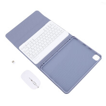 Kabellose Tastaturhülle mit Maus für iPad Air 4/5/Pro 11, Lila