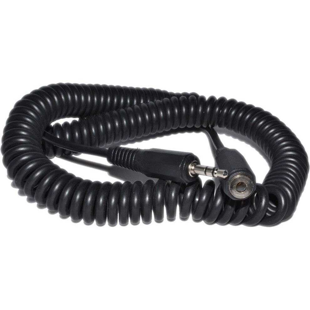 Coiled 3.5Mm Stereo Jack To Socket Headphone Extension Cable Lead 4M 5055383421015