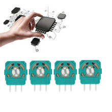 60-Teiliges Joystick-Potentiometer-Sensormodul-Kit für PS5-Controller, 3D-Thumbstick-Achsenwiderstände, Reparaturteil