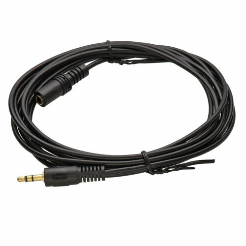 kenable 3.5mm Stereo Jack to Socket Headphone Extension GOLD Cable  3m 1
