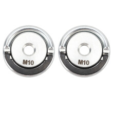 2 pièces Écrou à dégagement rapide M10 pour meuleuse, Ø 45 mm, 9,5 mm