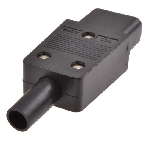 kenable Rewireable IEC C13 Female Inline Socket Adapter Plug 10A 250V 1