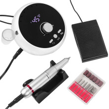 Electric Nail Drill Professional Manicure Machine Brushless Motor Nails Sander Set Nail Polisher Equipment US PLUG,D