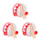 3Sets Handheld Drum and Triangle Set with Mallets for Music Learning 4