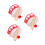 3Sets Handheld Drum and Triangle Set with Mallets for Music Learning 5