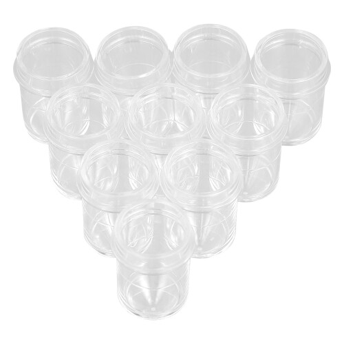 2000Pièces Coupes Échantillons Plastique Transparent Usage Stockage 2