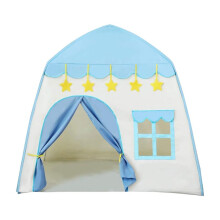 Speeltent voor Binnen en Buiten, Prinsessentent voor Meisjescadeau, Grote Huistent voor Jongens, Peuter, Blauw