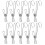 40Pcs Multi-Functional Silver Hook Clips Stainless Steel Clothes Clips 2