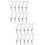40Pcs Multi-Functional Silver Hook Clips Stainless Steel Clothes Clips 7