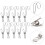 40Pcs Multi-Functional Silver Hook Clips Stainless Steel Clothes Clips 10