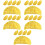 25Pcs Realistic PVC Egg Dumpling Model Decorative Food Prop in Yellow 8
