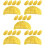 25Pcs Realistic PVC Egg Dumpling Model Decorative Food Prop in Yellow 9