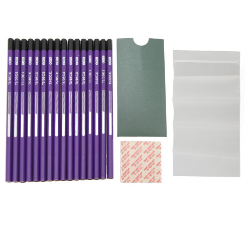 16pcs Charcoal Pencil Drawing Set for Sketching & Shading, Extra Soft 1