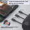 3 in 1 Car Shrinkage Cable Box Charging Cable Box Multi Port Highly Compatible Auto Retract 3