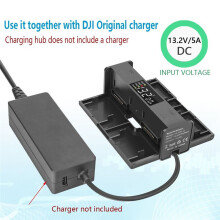 4 In1 Portable Battery Charger for Air 2 Converter Battery Charging Hub Charger Digit LED Screen