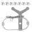 16Pcs Mini Winch Cable Tightener Wire Rope Tightener Durable Silver 3