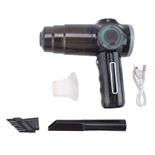 Wireless Car Vacuum Cleaner Portable Suction Automobile Handheld Dust Collector Machine Small Dust Blower-Black