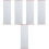 5Pcs Convenient Folding White Water Writing Cloth for Calligraphy 5