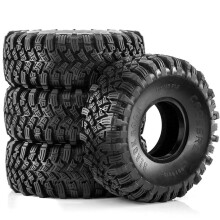 4 StüCk 115 mm Gummi-Schlammgrappler-Reifen für 1:10 RC Crawler Axial SCX10 SCX10 II 90046 90047 -4 G500 -6 G63