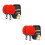 2Ensembles Raquettes De Pingpong Tout Usage Avec Multicolores 6