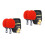 2Ensembles Raquettes De Pingpong Tout Usage Avec Multicolores 8