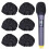 120PCS Cubierta de MicróFono Desechable Cubierta de MicróFono No Tejida Cubierta Antipolvo Cubierta de MicróFono-Negro 1
