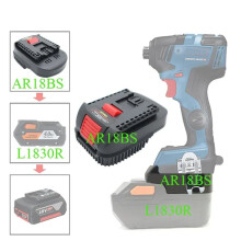 AR18BS for Aeg for RidGid 18V Lithium Battery Battery Adapter Converter for Lithium Tool AR18BS Battery Adapter