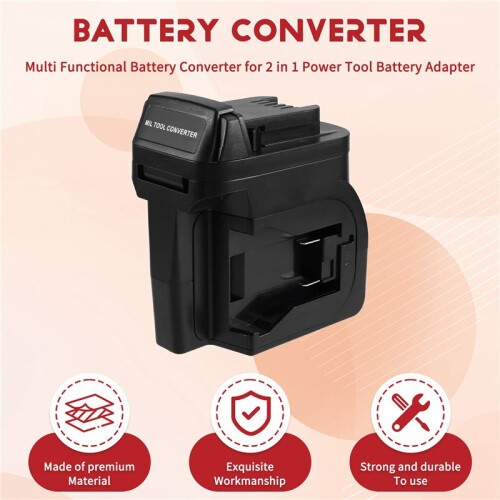 Multi Functional Battery Converter for  2 in 1 Power Tool Battery Adapter 2