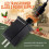 2PCS Replacement Yard Inflatable Adapter 12V 1A,Class 2 Power Supply with 9.84ft Extension Cord EU Plug 1