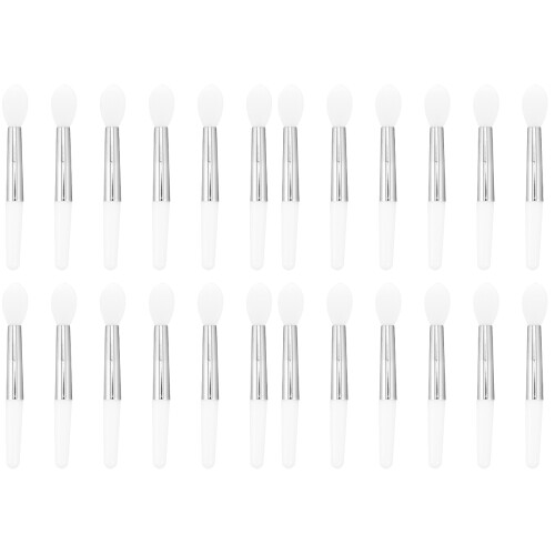 24Pièces Brosses Lèvres Silicone Compactes Multi Couleurs Pour Voyage 1