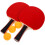 2Ensembles Kit De Tennis De Table En Bois Durable Avec Noires 3