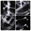 3Pcs Transparent Eyeglasses Holder Multi-Tier Ps Display Stand 6