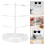 3Pcs Transparent Eyeglasses Holder Multi-Tier Ps Display Stand 7