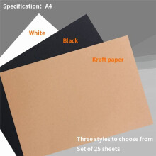 25 Stück A4-Kartenpapier, Glatte Oberfläche, Leicht zu Schneiden, für 3D-Drucker, für  H2D-Lasergravur und -Schneiden A