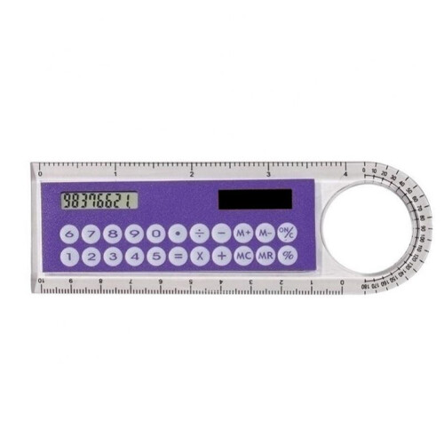 Ruler Multi-Functional Magnifying Glass Ultra-Thin  Ruler Suitable for Students and Stationery Calculator 1