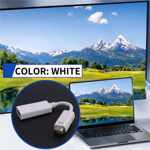 Cable - 1102 - 0.2 -  Cable adapter DVI to  female for  (0.20 m) white